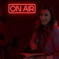 thumbnail image 6 of HIBIBUD Red On Air Neon Sign for Streamers, LED Live Streaming Recording Light, Wall Decor for Gaming Studio & Bedroom, 6 of 7