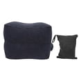 thumbnail image 2 of Inflatable Foot Rest Pillow, Portable PVC Flocking Footrest for Office, Home,Travel, Reducing Fatigue, 2 of 8