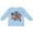 AE-Light Blue, variant on Halloween Boo with Spiders in Web Boys or Girls Long Sleeve Toddler T-Shirt