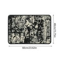 thumbnail image 3 of Oliegs Absorbent Nylon Bathroom Rug Bedroom Carpet With Stylish Color Block Design For Home, 3 of 5