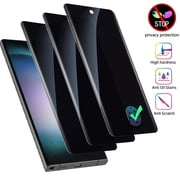 ZYQEEE Privacy Tempered Glass Screen Protector for Samsung Galaxy Note 20 Ultra 5G, Easy Installation, Scratch-Resistant, Anti-Spy Protective Film Compatible with Samsung Note 20 Ultra,3Pcs