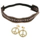 thumbnail image 2 of Conjunto de Diadema Hippie Hugo decoración de disfraces para mujer de año 60 y 70, 2 of 9