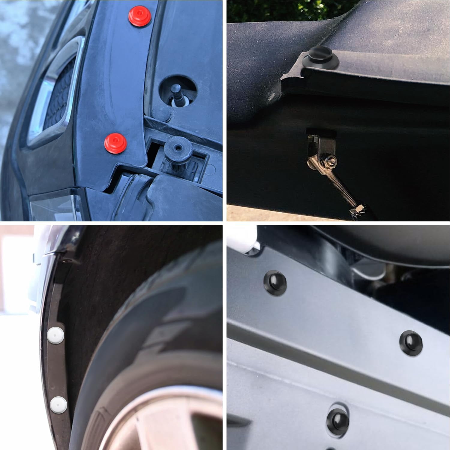 GOOACC 1125Pcs Bumper Clips Car Retainer Clips 26 Most Popular Sizes Plastic Push Rivets Fender Clips Door Trim Panel Clip Set for Toyota GM Ford Honda Chevy