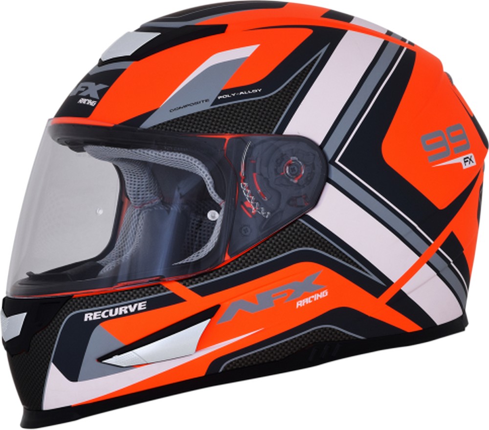 AFX FX-99 Recurved Motorcycle Helmet 