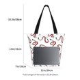 thumbnail image 5 of Kdxio Red Snake Women Reusable Grocery Bags Foldable Ripstop,Reusable Shopping Bags for Shopping,Gym,Gift, 5 of 8