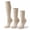Ecru, variant on Women’s Cotton Slouch Socks 3 Pairs, Knee High Scrunch Boot Socks, Extra Long All Season Comfort, Made in USA (3 Pairs Ivory)