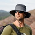 thumbnail image 5 of SPRING PARK Outdoor Quick drying UV Sun Hat Neck Face Flap Wide Brim Cap for Fishing Hiking, 5 of 7
