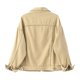 thumbnail image 2 of Chaqueta vaquera para mujer, chaqueta corta holgada de manga larga, Top informal de talla grande, 2 of 2