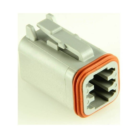 6-Way Socket Housings, DT Series #DT06-6S (1 per pack)