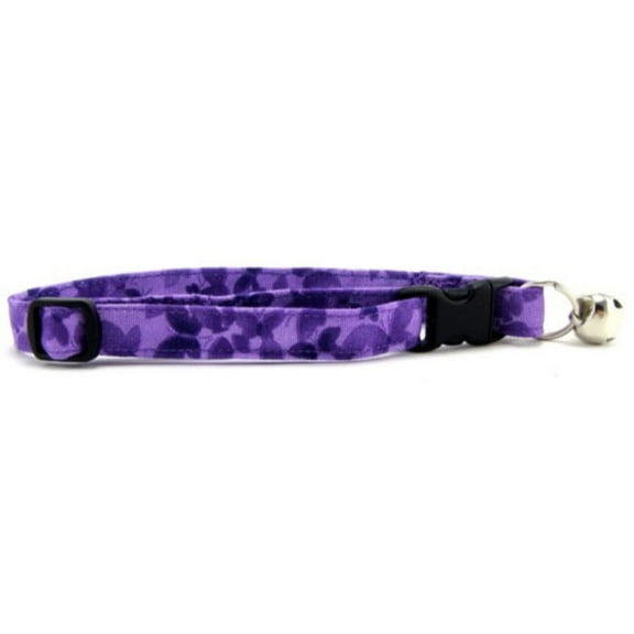 Purple Buttterflies Cat Collar