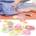 thumbnail image 4 of Craft Wooden Buttons Painted Flowers Buttons Exquisite and Small Waterproof Painted Flowers Wood Buttons Sewing Buttons 200Pcs for Scrapbooking Decoration ANGGREK Otros, 4 of 8