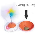 thumbnail image 4 of Juguete de plástico para vaso de gato con bola, pluma y hierba gatera, juguetes interactivos para gatos para interiores, juguetes de plumas para gatos/gatitos, 4 of 5