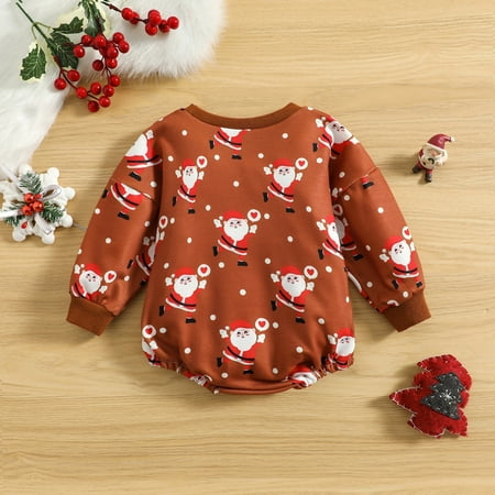 

Aayomet Baby Girl Clothes Rompers For Baby Boys Baby Girl Romper Floral Ruffle Sleeveless Jumpsuit Cotton Bodysuit with Headband Summer Clothes Outfit Brown 12-18 Months