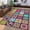 Area Rug-2, variant on World Map Area Rug, Magnetic Compass Cartography Living Room Rugs, Easy-Cleaning Anti Slip Carpet For Indoor Hallway Dining Room Entryway Home Decor 3 x 4ft