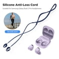thumbnail image 3 of Audífonos Cuerda anti-perdida de inalámbricos suaves para Samsung Galaxy Buds 2 Pro (azul oscuro), 3 of 7