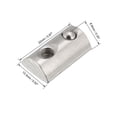 thumbnail image 2 of Tuercas elásticas de bola rodante M5 para perfil de extrusión de aluminio 4040 para ranura en T de 8 mm, 12 piezas, 2 of 5