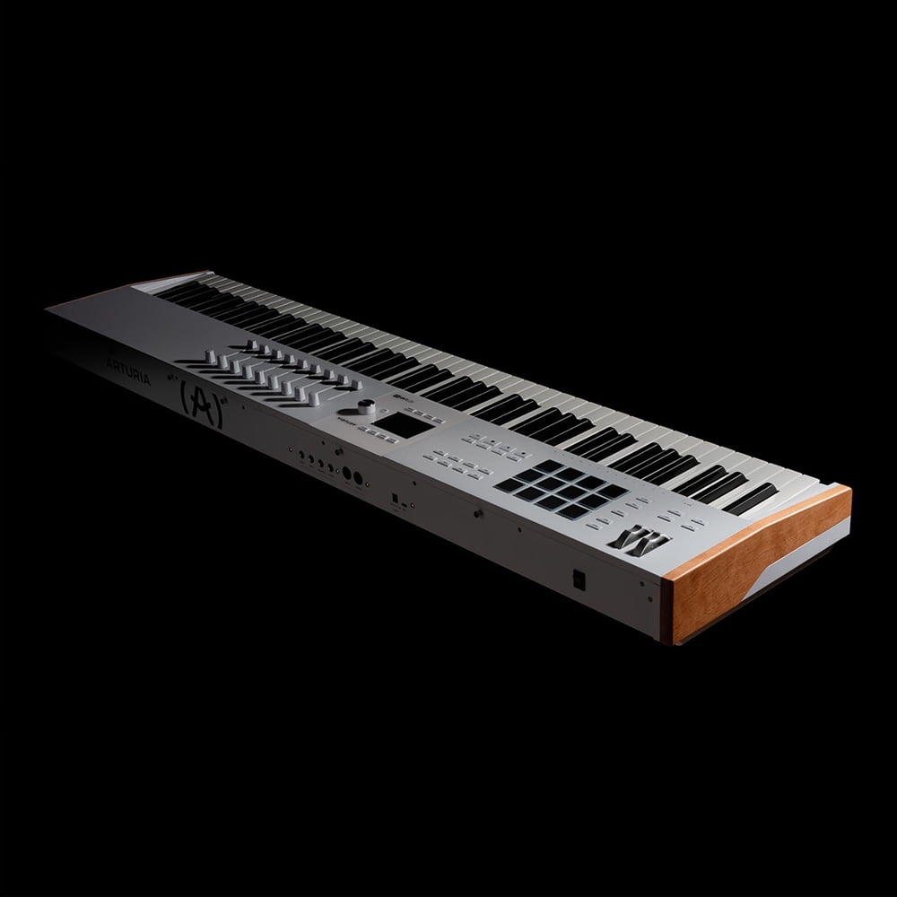 Arturia KeyLab 88 mk3 88-Key Weighted Hammer MIDI Controller Keyboard, White