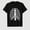 Black-1, variant on Women's Skeleton Rib Cage Halloween T-shirt