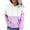 Purple, variant on Qulqfy Womens Plus Size Hoodies Patchwork Fall 2025 Winter Fancy Cute Sweatshirts Army Green Tops for Women with Pouch L
