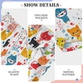 thumbnail image 4 of Wobogo Funny Cats and Dogs Long Pajama Pants Bottoms Soft Sleepwear with Pockets, 4 of 9