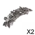 thumbnail image 1 of Paquete de 2 pinzas para el pelo con flores Yinane, 1 of 8