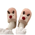 thumbnail image 6 of Agkizg Womens Fuzzy Slippers, House Slippers, Multi Size Decorative Fuzzy Lined House Slippers Warm Plushes Comfortable Indoor Winter Slippers, 6 of 7