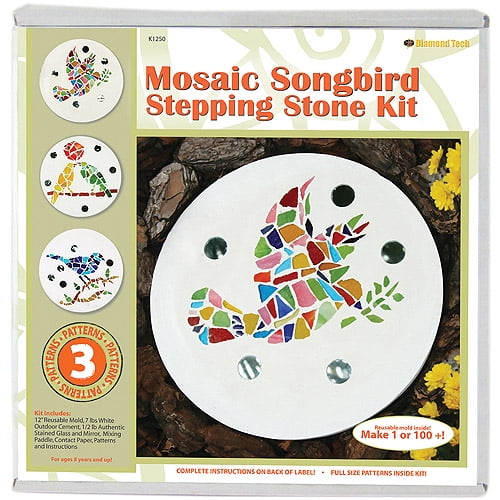 Mosaic Stepping Stone Kit