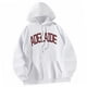 thumbnail image 3 of Sudadera con capucha para hombre y mujer, ropa deportiva Y2K, informal, suave, con capucha, de manga larga, para desplazamientos femeninos en otoño , , S, 3 of 8
