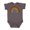 Charcoal Grey, variant on Rainbow Pi for Pi Day Boys or Girls Baby Bodysuit