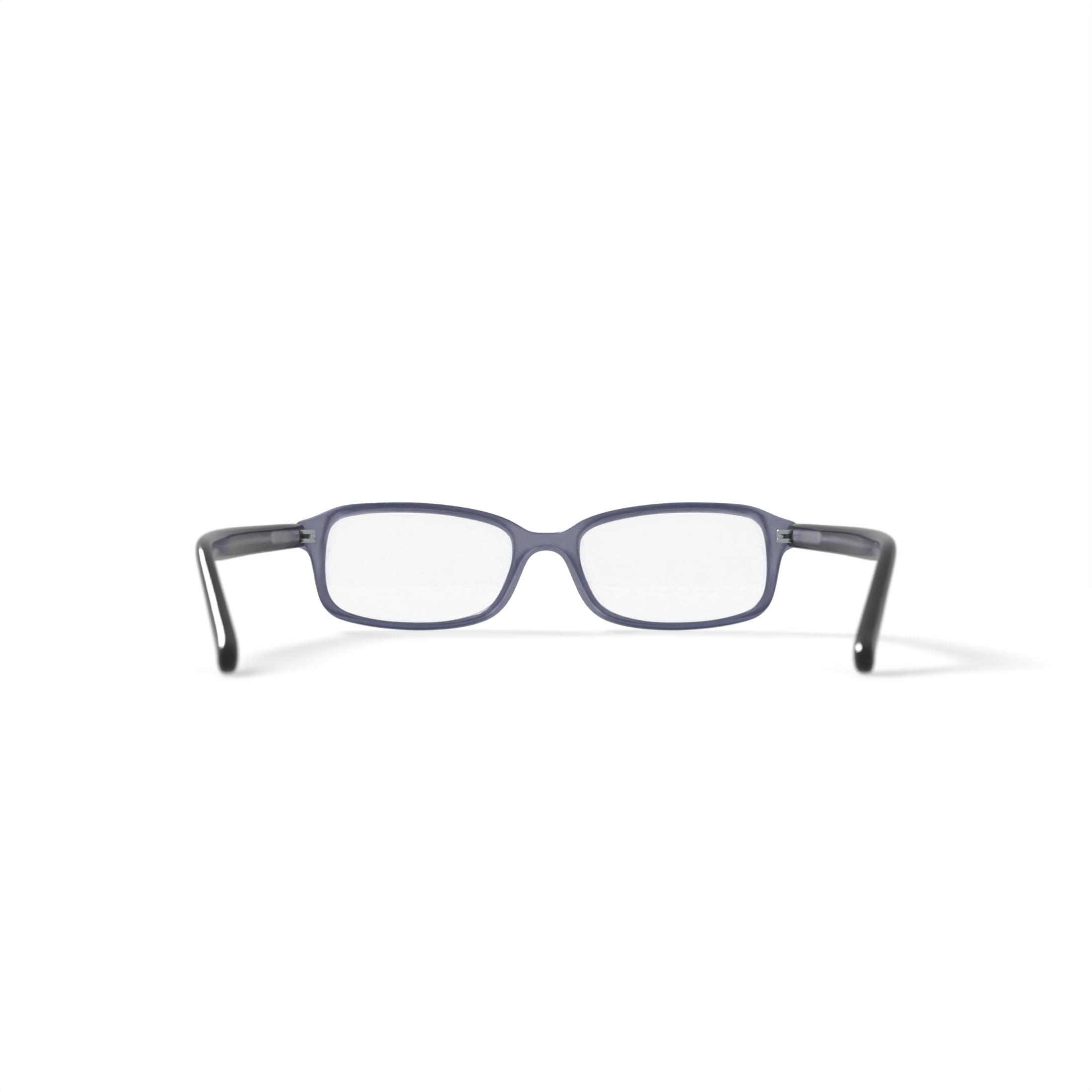 Walmart Mens FM6014 Rectangular Prescription Eyeglasses with Case, Black/Crystal