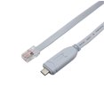 thumbnail image 2 of Cable de consola USB Cable de consola de chip FTDI macho USB macho a RJ45 macho para PC, portátiles, enrutadores y más (USB-C 6FT 1,8 m), 2 of 5