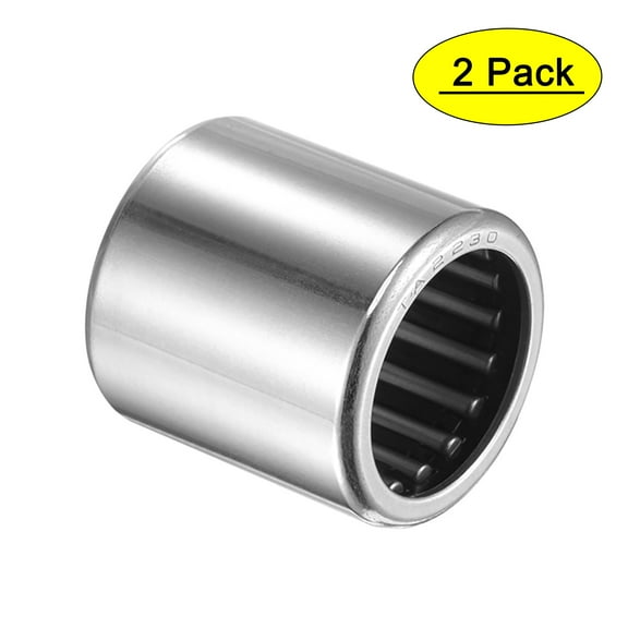 TA2230 Needle Roller Bearing 22mm Bore 29mm OD 30mm Width Chrome Steel Open End 2pcs