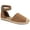 Tan Microsuede, variant on Style & Co. Womens Paminna Faux Suede Toe Cap Ankle Strap