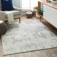thumbnail image 2 of BoutiqueRugs Apison Contemporary Area Rug - Silver Gray, Gray, Ivory - 5'3" Round, 2 of 18
