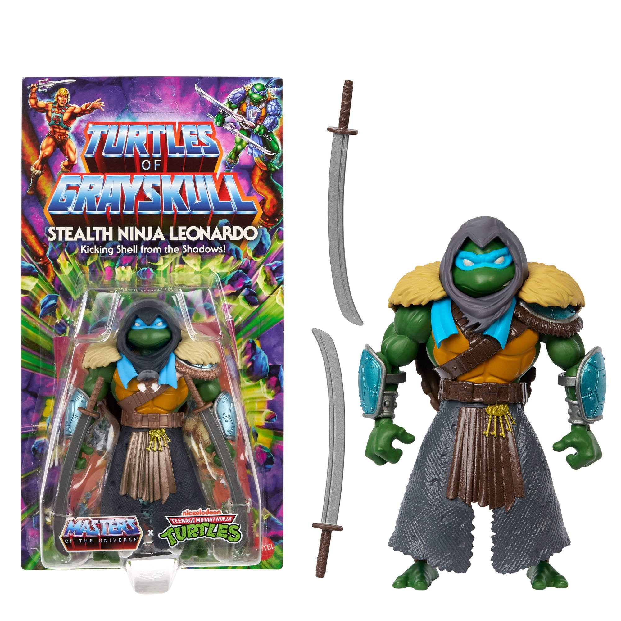 MOTU Origins Turtles of Grayskull Krang Action Figure Toy - Walmart.com