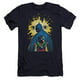 Batman Watchers-Premuim Toile Adulte Slim Fit T-Shirt&44; Marine - Moyen – image 1 sur 1