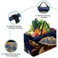 thumbnail image 3 of Turtle Large Capacity Reusable Foldable Cube Organizer with Oxford Cloth Material - Ideal Shopping Basket, Shopping Bags, and Storage Box Solution, 3 of 7