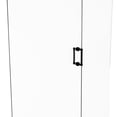 thumbnail image 1 of Tirador contemporáneo para puerta de ducha de 6 pulgadas espalda con espalda - 405-6BB-BKM Allied Brass 405-6BB-BKM, 1 of 1