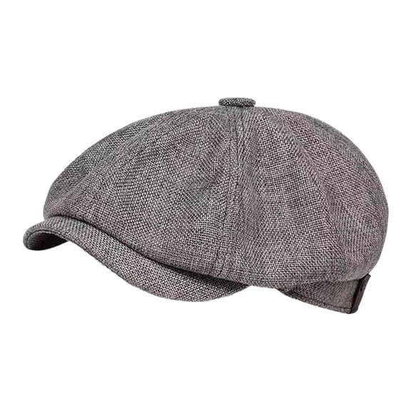 Wxqbjtam Basque Hat Hut Spring Golf Hat Octagonal Hat for Outdoor Travel Camping Shopping Dark Grey