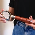 thumbnail image 2 of 54mm Bottomless Portafilter Premium Rosewood Handle & Naked 18-21 Gram Filter Basket, Compatible with Breville Barista Express, Pro, Touch, Bambino, Infuser, Duo Temp Pro, 2 of 6