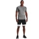 thumbnail image 3 of Shorts HeatGear Longos com Bolso Under Armour para Homem Branco/Preto, 3 of 5