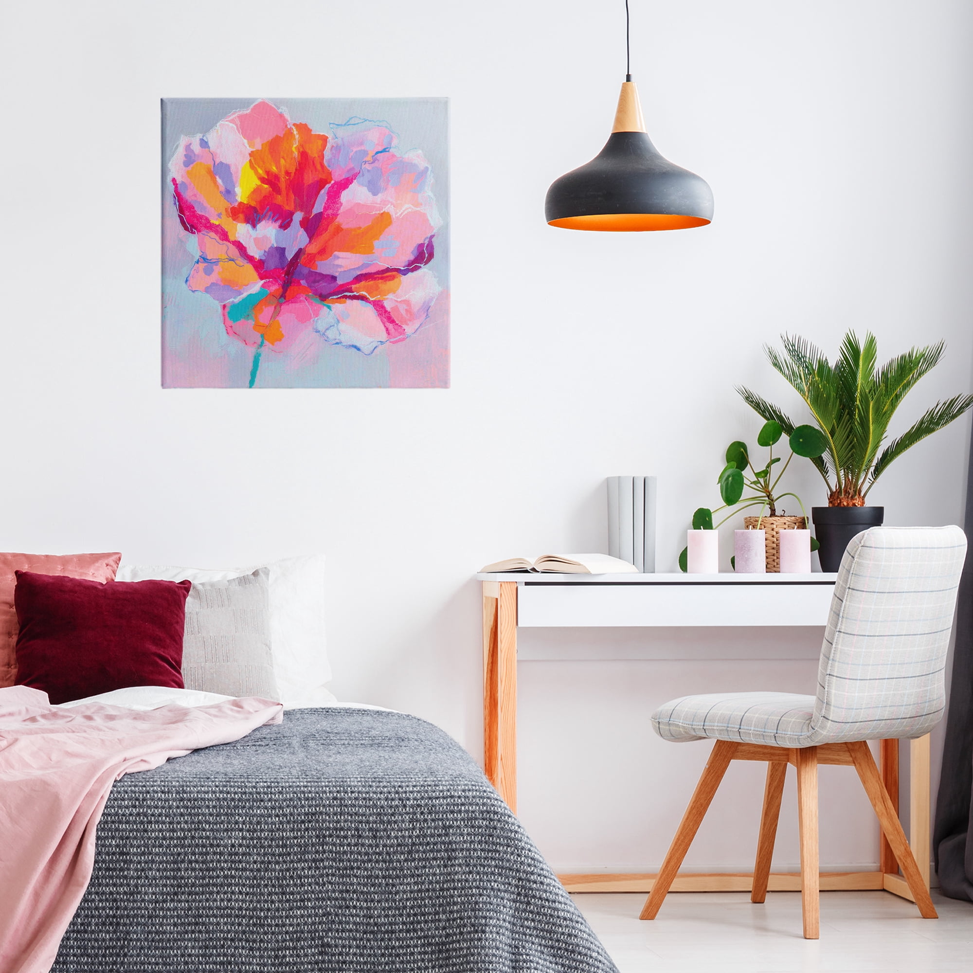 Stupell Industries The Open Petal Expression Canvas Wall Art, design by Chromatic Storm Studio