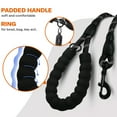 thumbnail image 4 of Taglory Rope Dog Leash with Comfortable Padded Handle, 6ft Reflective Dog Leash, Black, 4 of 7