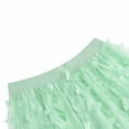 thumbnail image 4 of Gytharion Women's Maxi Skirts Trendy Solid Mesh 3D Butterfly Embellished Long Skirt Flowy A-Line Swing Elastic Waist Party Skirts for Women, 4 of 8