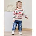 thumbnail image 3 of SANMIO Toddler Baby Boys Girls Deer Christmas Cardigan Sweater Long Sleeve Button-up Coat 6M-4T, 3 of 7