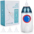 thumbnail image 1 of Baby Nasal Aspirator Rechargeable Clearer For Newborn Mucus With 3 Stage Suction Music Light Function, 1 of 5