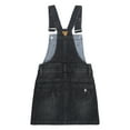 thumbnail image 2 of KIDSCOOL SPACE Girls Denim Skirts,Big Girls Ripped Soft Stretchy Jeans Overall Dress,Black,8-9 Years, 2 of 7
