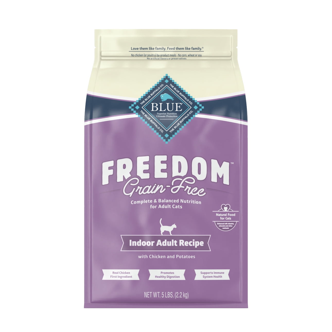 Buy Blue Buffalo Freedom Indoor Chicken Dry Cat Food for Adult Cats