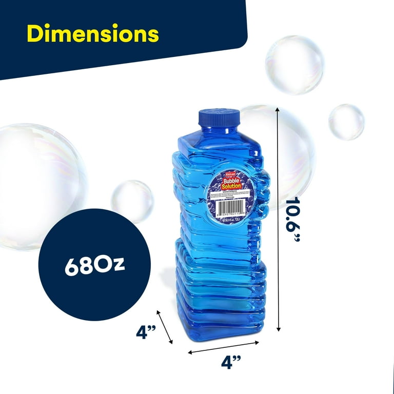 Kidzlane Kids Bubble Solution Refill 67.63 oz | For Bubble