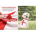thumbnail image 3 of Petitebelle England Cross Puppy Dog Shirt (White, Medium), 3 of 6
